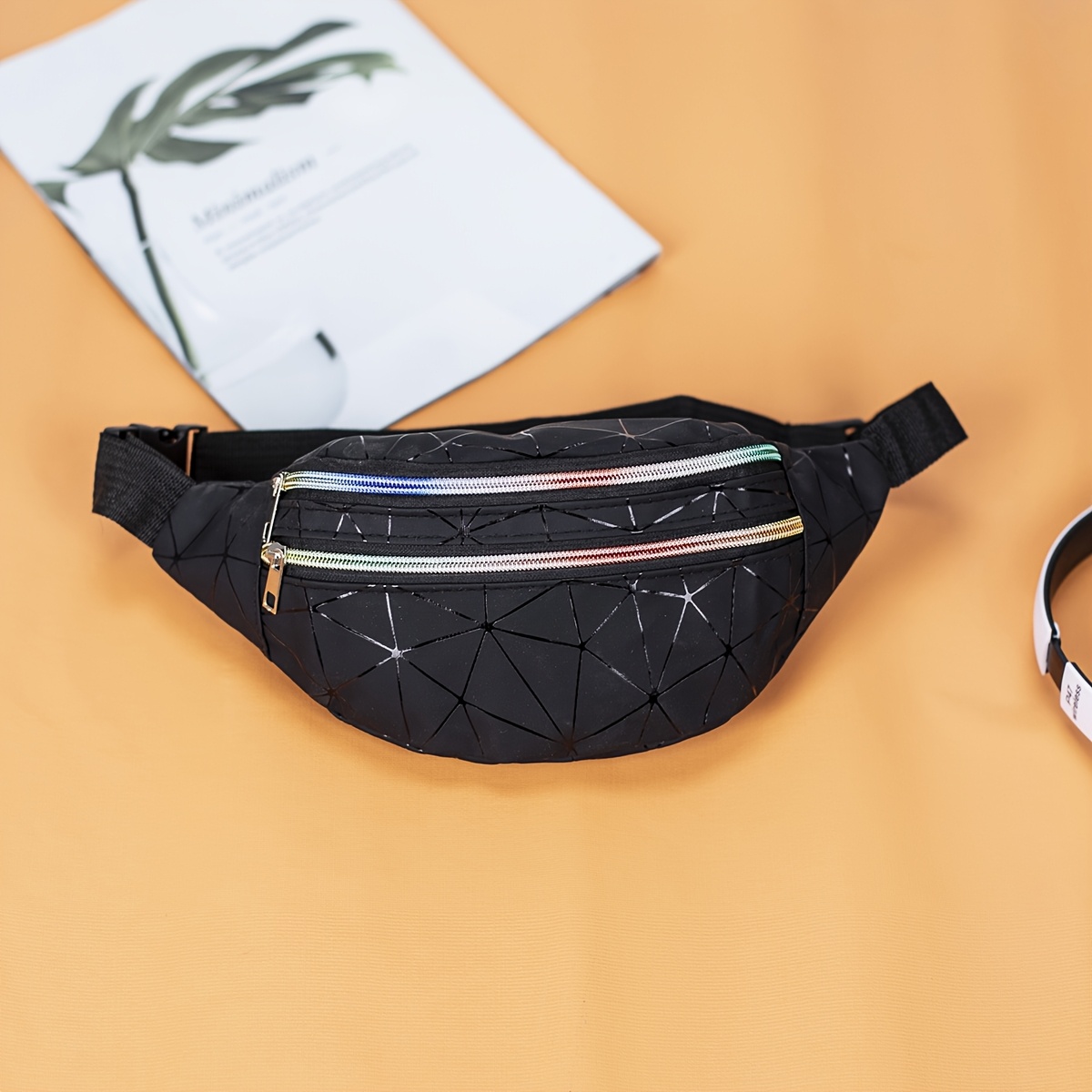 Image of A Stylish And Casual Waist Bag, Chest Bag, Shoulder Bag, And Crossbody Is Versatile, Spacious, And Perfect For Commuting, Shopping, And Traveling