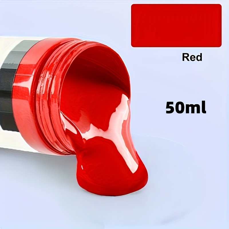 50g, Golden, Silvery Acrylic Paint, Waterproof, Rich Pigment, Non-fading, Non-toxic Acrylic Paint, Suitable For Artists, Beginners Painting Crafts On Rocks Canvas Wood, Fabric And Stone