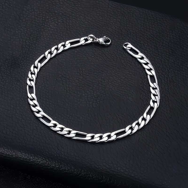 1pc Fashionable Minimalist Stainless Steel Bracelet For Men