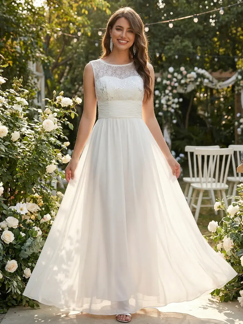 elegant white dresses women long wedding dresses bride - Temu elegant white dresses women long wedding dresses bride - Temu