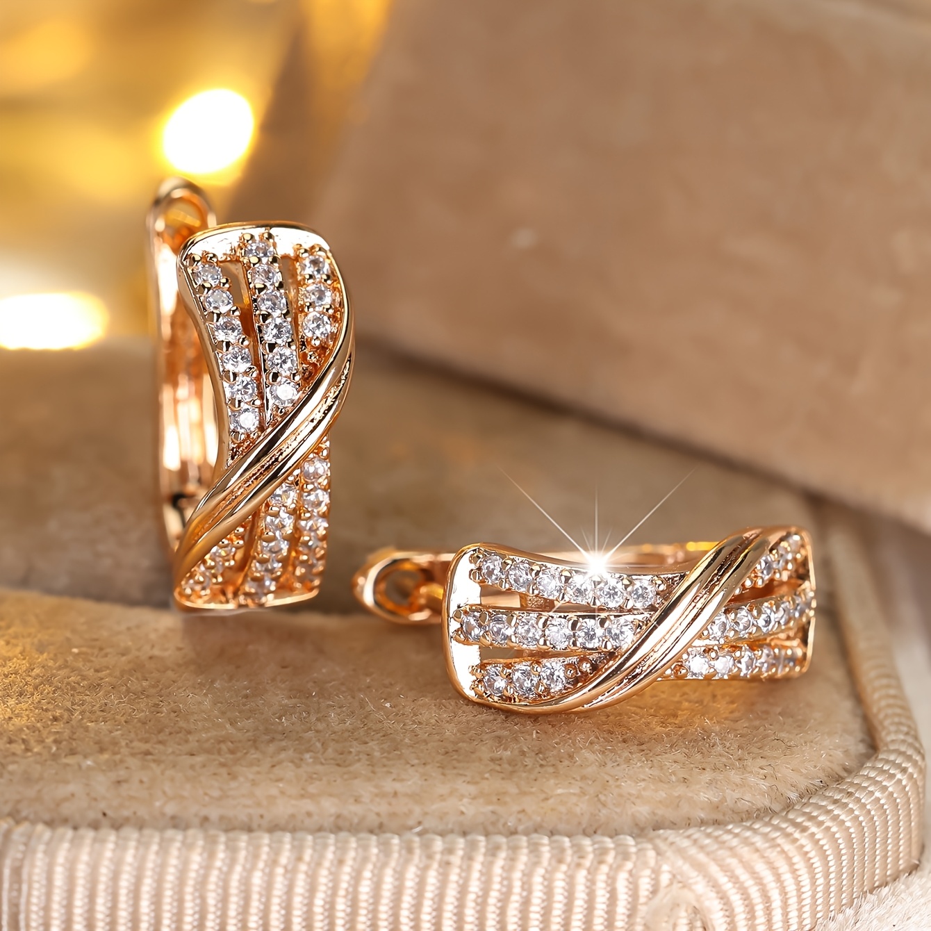 Women's Personalized Three-Stripe Ear Loops, Trendy Holiday Gift