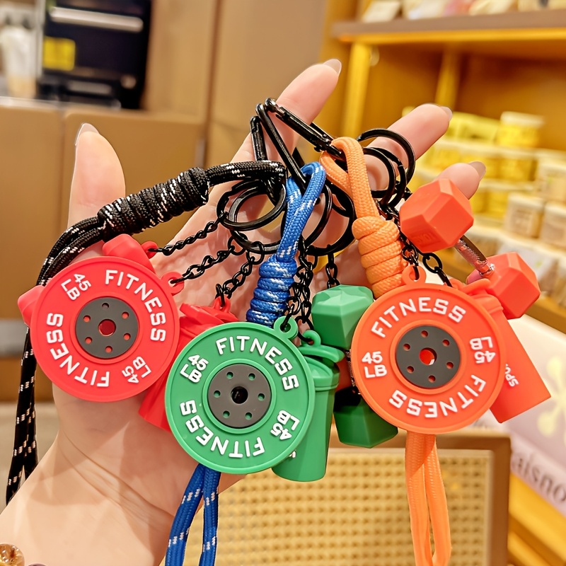 detachable barbell plates keychain dopamine d shaped - Temu Oman