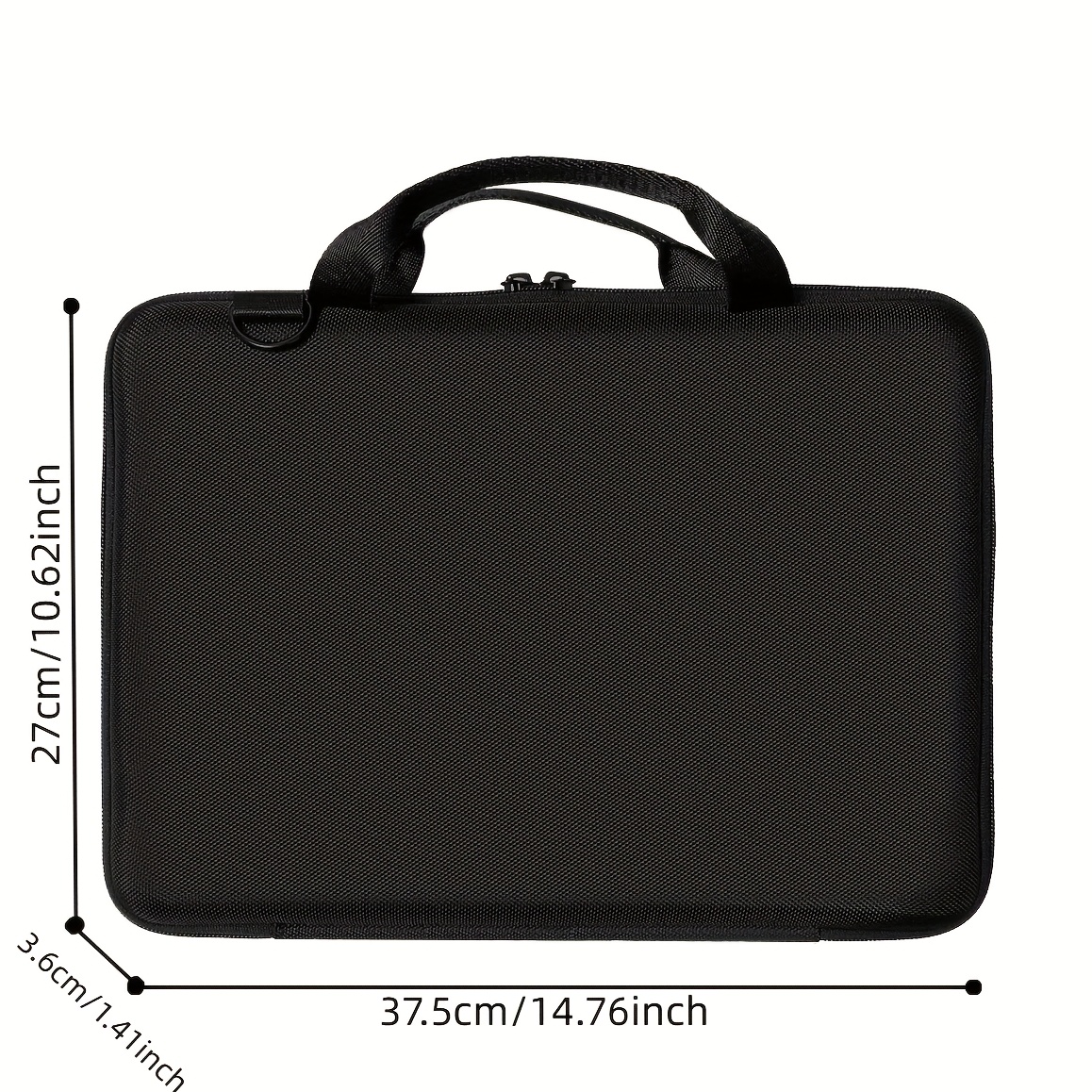 [*] EVA Hard Shell for MacBook Laptop Bag with Shoulder Strap, Padded  Compartment Viewing Window Fits cm Models, Portable  Computer