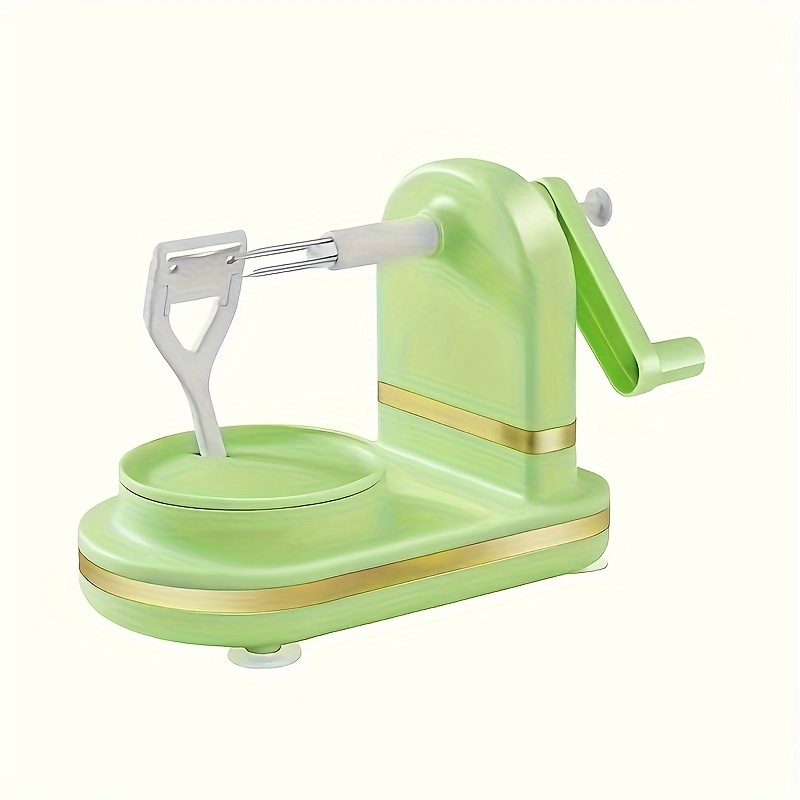 TEMU 1pc Manual Fruit Peeler - , & Potatoes - Plastic/metal Construction - Ideal For Bbqs & Outdoor Cooking