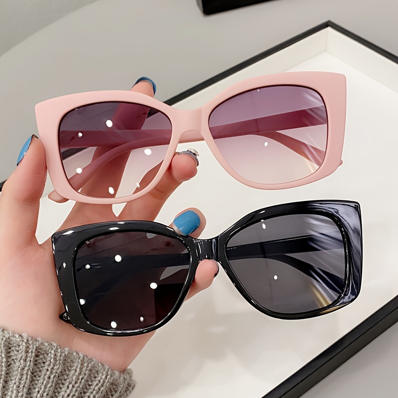 Round Cat Eye Fashion Sunglasses Women Men Casual Anti Glare - Temu