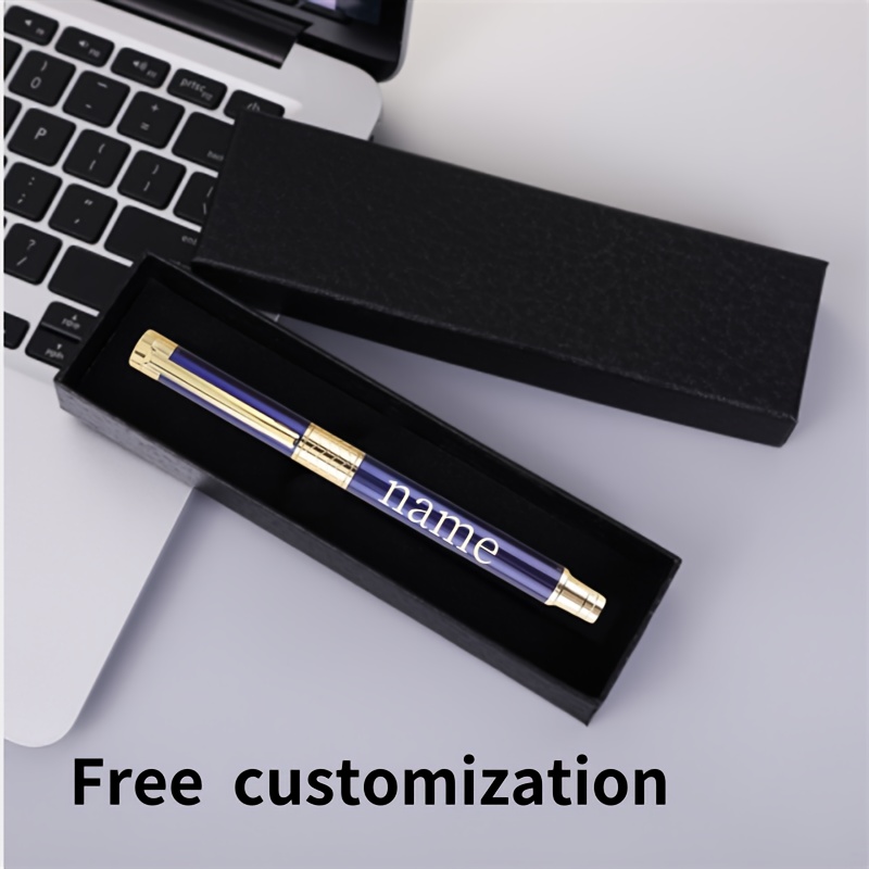 

Elegant & Golden Ballpoint Pen Gift Set - Refillable 0.5mm , Smooth Writing For Business And Personal Use