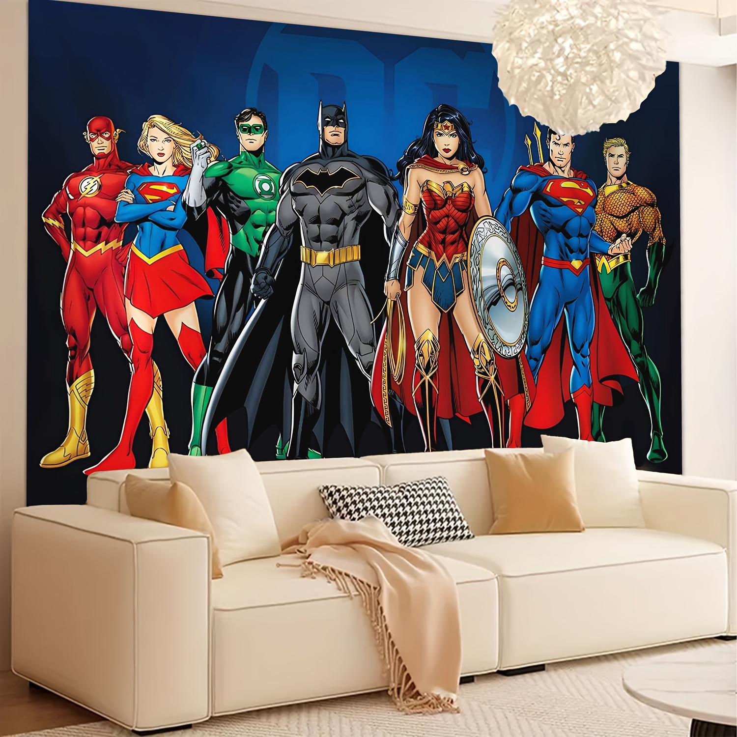 TEMU 2d Flat, 2d Flat - 2d Flat, 2d Flat - . 2d Flat Curtain 1pc Decorative Background Cloth Banner Cloth | League Heroes - Anniversaries, Graduation