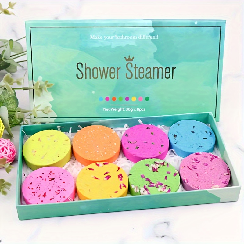 shower steamers set assorted spa fragrance tablets essential oil   for   gift box included details 0