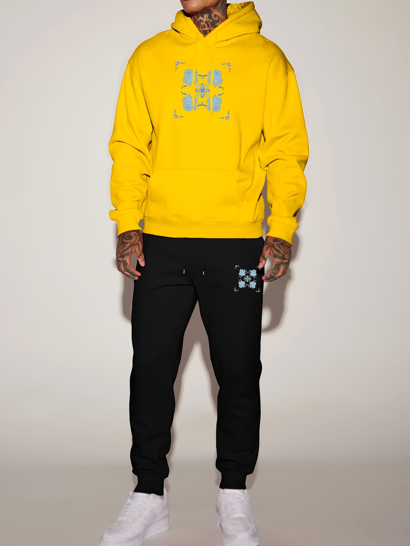 Jogger Casual Pants For Men In 32 Inseam Men's Jogger Sweatpants Gym Sport Casual Track Pants With Cuffed 777855 - Foto 13