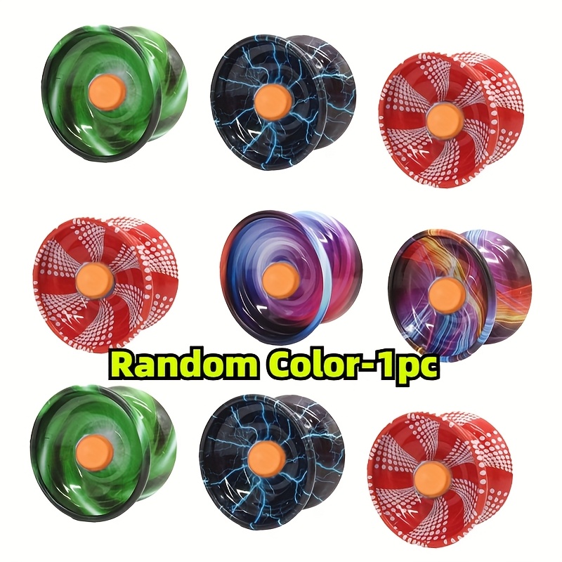 Image of Alloy With Colorful Metallic End, Boys' String-controlled , Random Color, 1pc