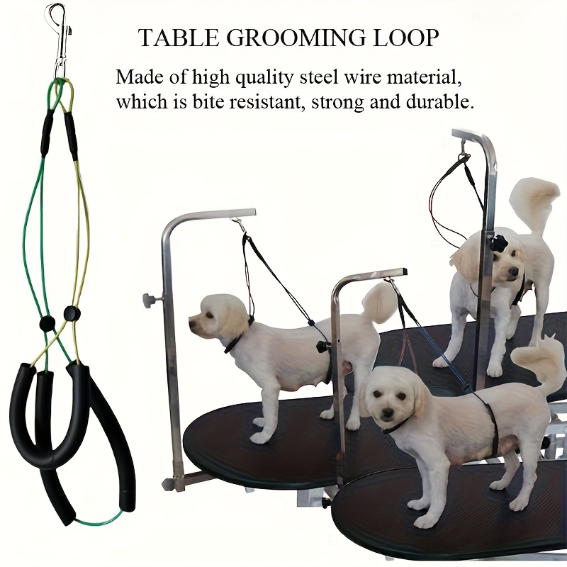 Adjustable Pet Grooming Table Hanging Leash for Cats and Dogs
