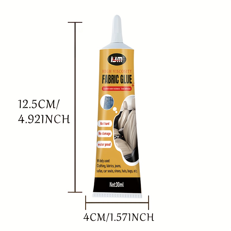 TEMU Car Interior Sealant | Body Plastic Repair Adhesive, Seat Adhesive, Super Windproof Strip And Sealing Pad Glue - Kjm Brand