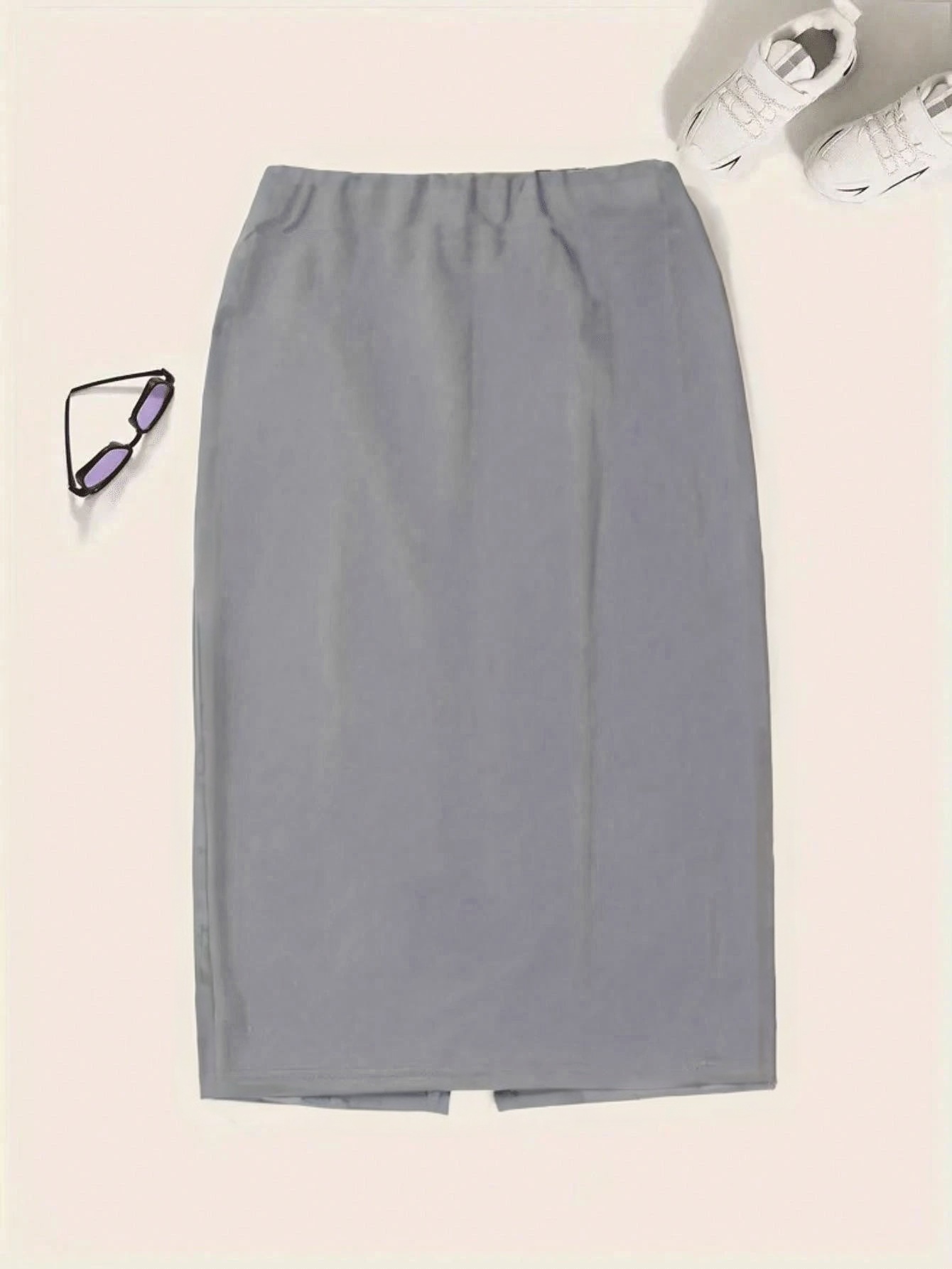 todayful Backsatin Pencil Skirt グレー 38 todayful Backsatin Pencil Skirt グレー 38 【公式通販】