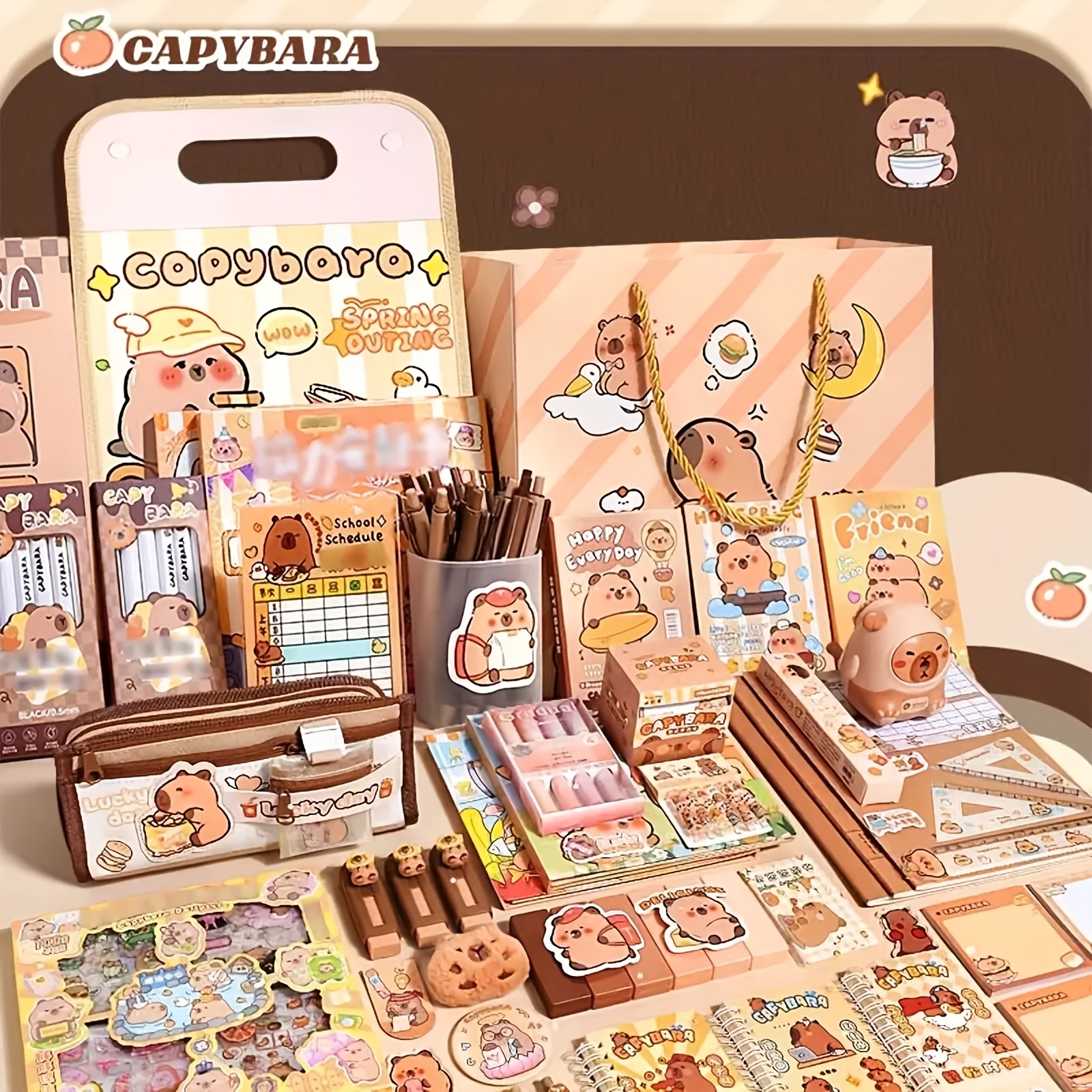 

1pc Capybara Series Stationery Gift Box Set School Supplies