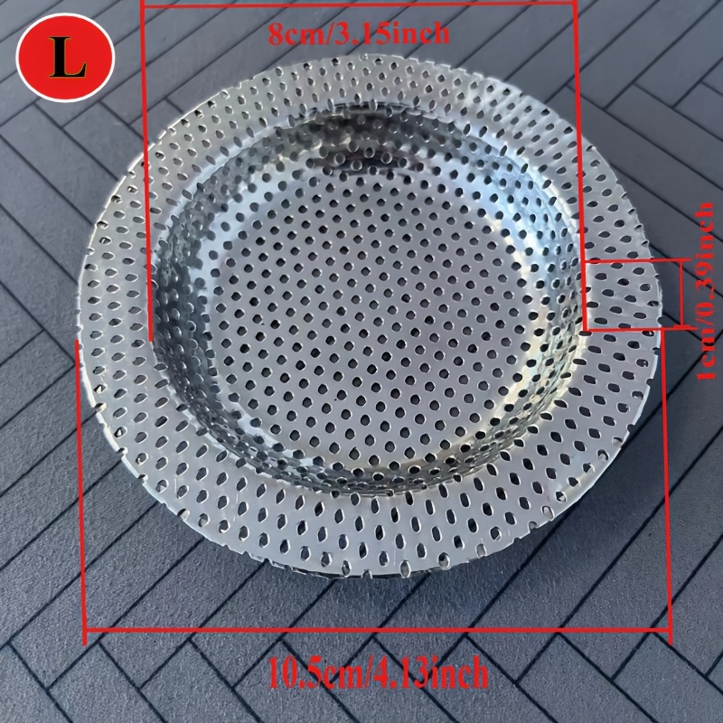 Water Sink Filters Sink Mesh Strainer Kitchen Tool Stainless Steel Bathroom Floor Drains Cover Shower Hair Catche Stopper Tools