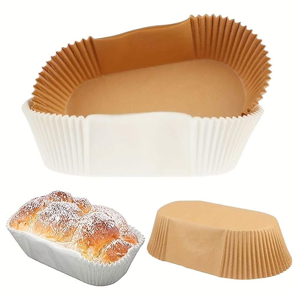 40pcs non stick disposable loaf pans rectangular paper baking liners with high walls for perfect bread cakes more ideal for parties christmas halloween thanksgiving essential kitchen tool bread baking supplies Product details 0
