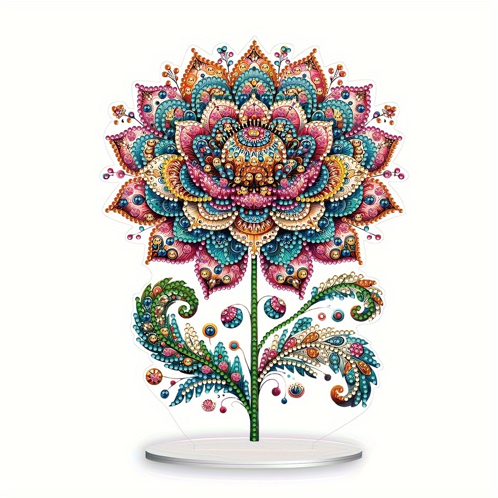 

Diamond Painting Desktop Decoration For Office Desktop Decor (gorgeous Flower)