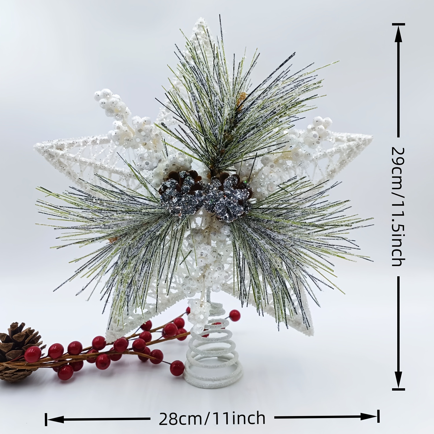 11.5" Christmas - For & Decor, No Battery Needed