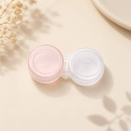 20 matte end cases 5 neutral color options leak proof reusable lens storage containers for travel and daily use