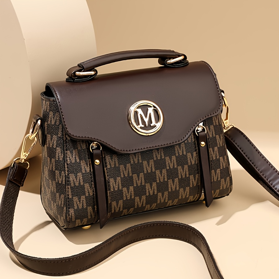 TEMU Women's Crossbody Bag Shoulder Bag Women's Fashion Handbag Bag Detachable Shoulder Strap