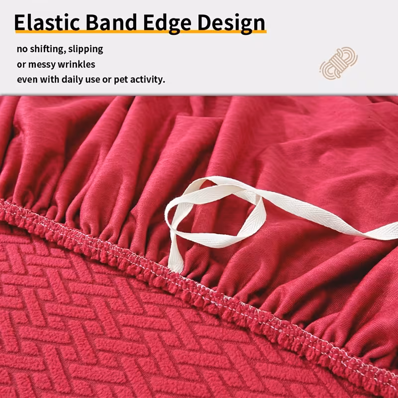1pc elastic sofa cover minimalist style use machine washable pet friendly elastic home decor suitable for offices bedrooms living rooms and other occasions Product details 4