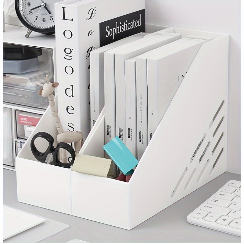 Magazine File Holder Kraft Paper Desktop File Organizer - Temu Canada