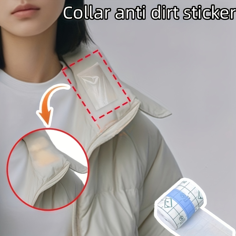 

Premium Transparent Pu Collar Protector Tape For Down Jackets - , Stain-resistant, Ideal For Neck & Cuff Areas