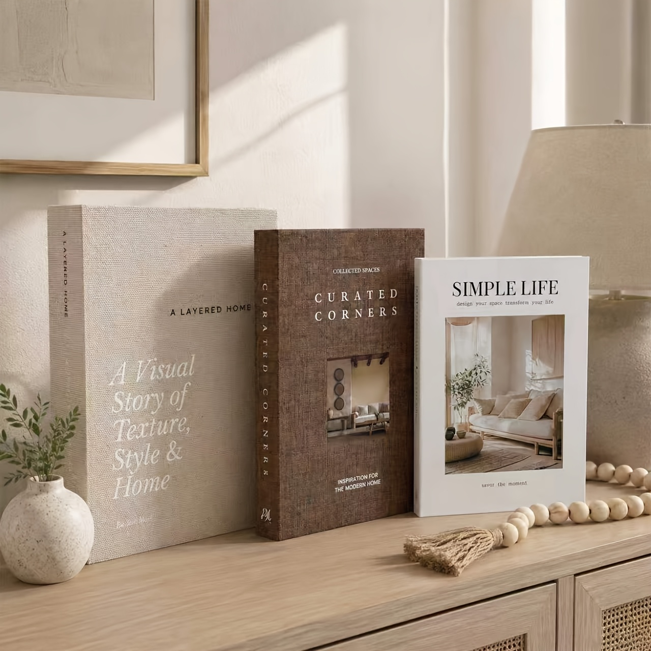 TEMU 3pcs Decorative Books, Paper Book Set, Suitable For Coffee Tables, Bookshelves, Display Cabinets And Office Desks, Modern Home Decoration