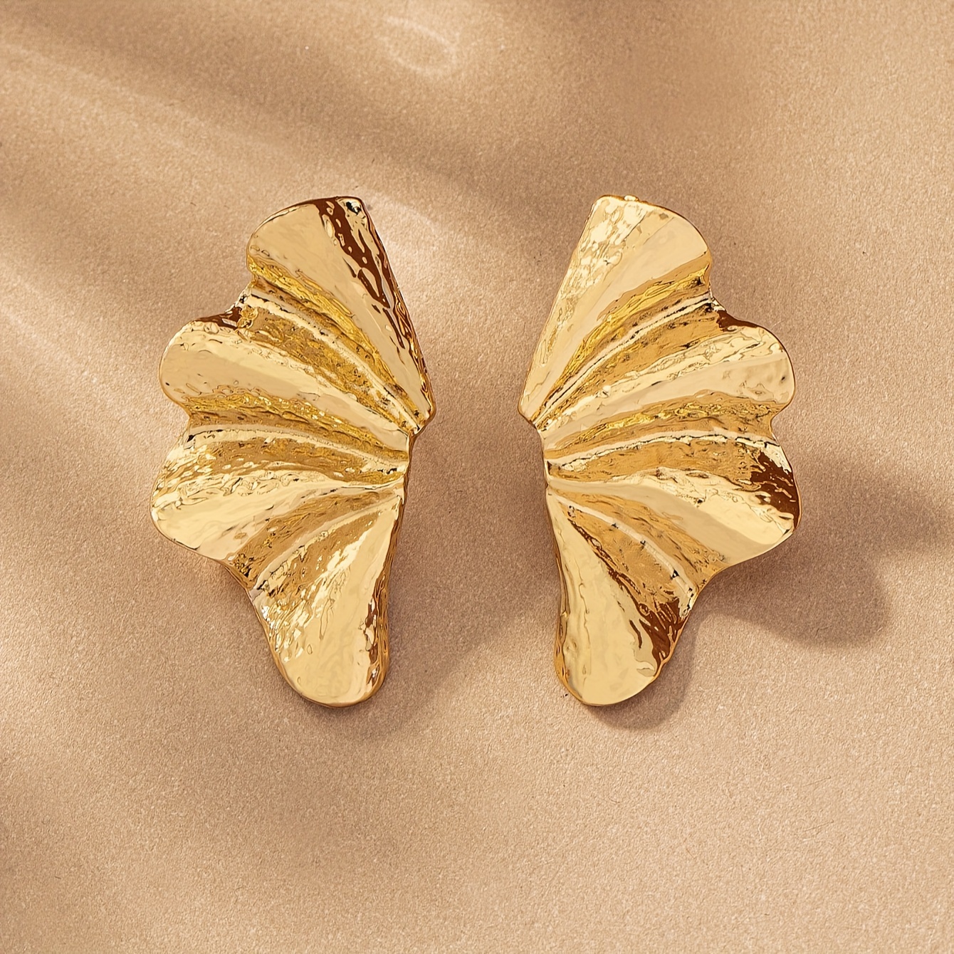 18K Plated Alloy Stud Earrings, Everyday & Party Wear