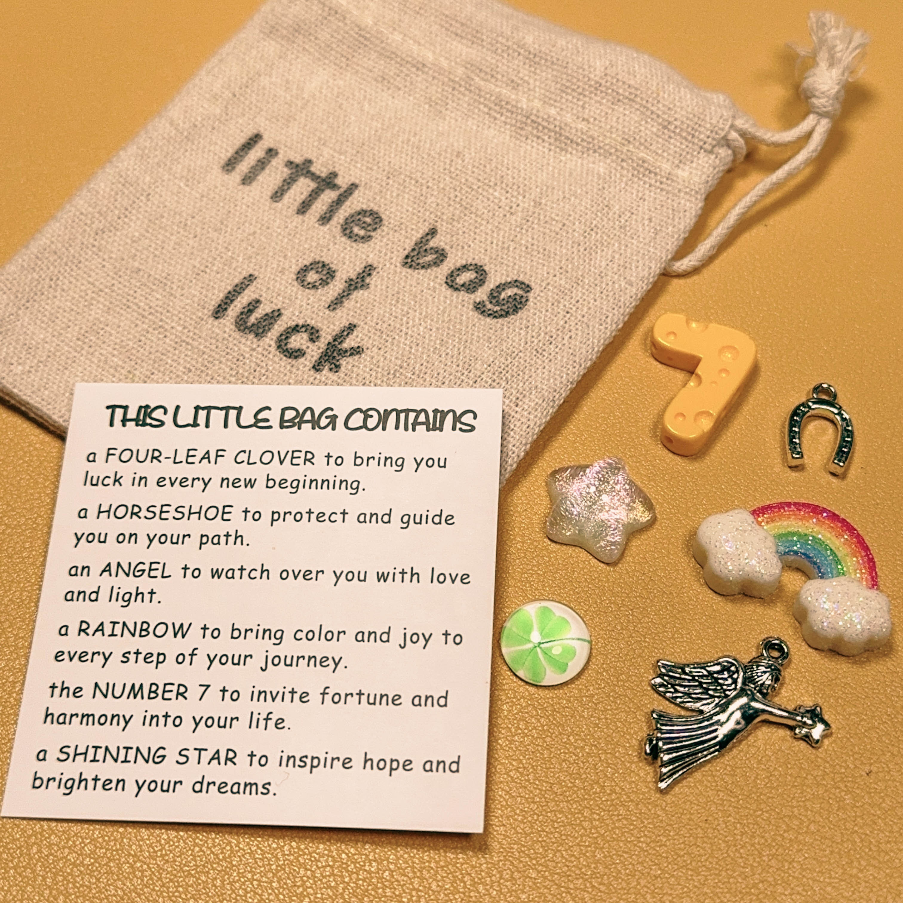 

Little Luck Charm - Keepsake, Good Vibes & Like Christmas, New Year, Valentine's Day | Ideal Gift & Party Favor