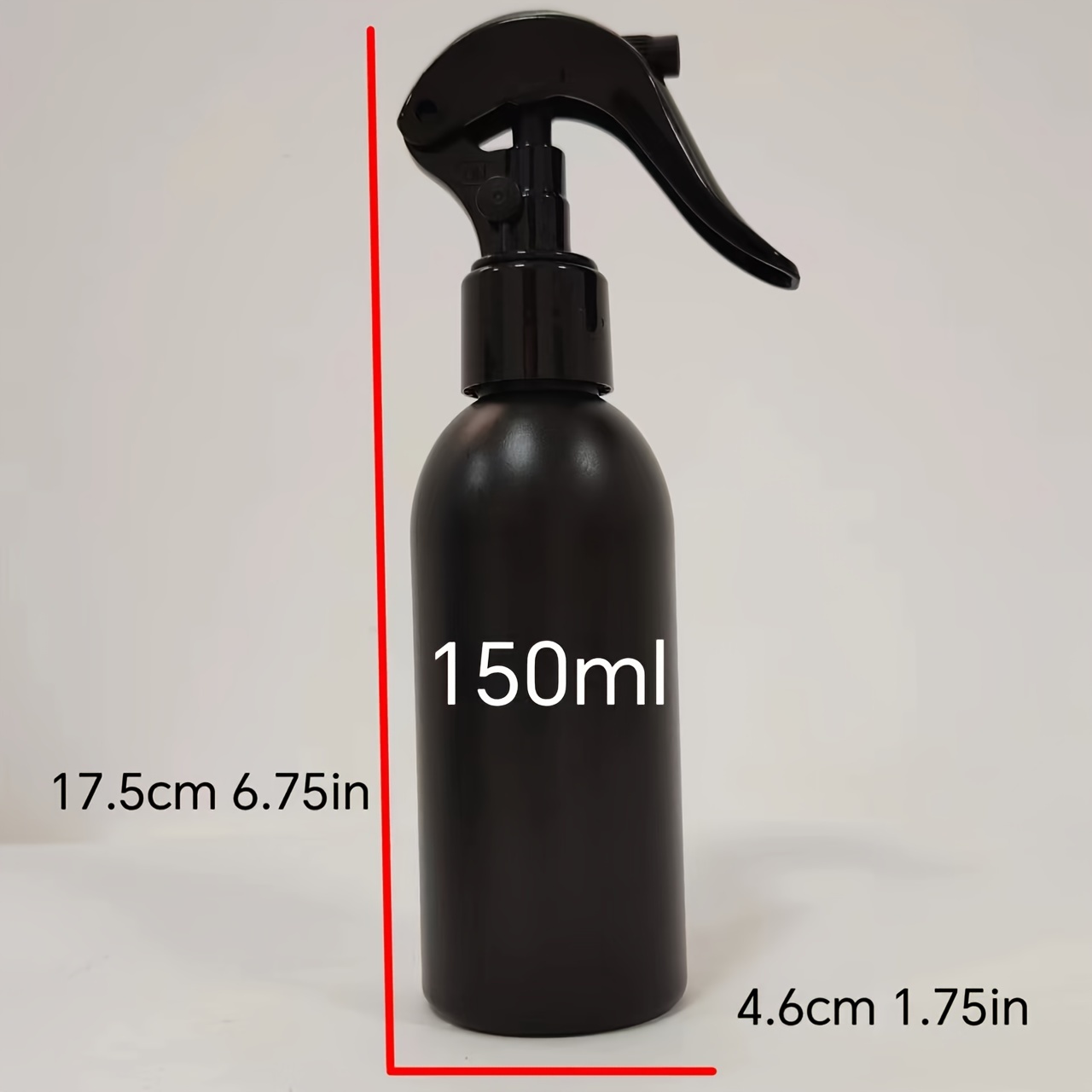 TEMU A Black Light-blocking Spray Bottle Made Of Hdpe Material, Which Is Wear-resistant, Pressure-resistant, And Has Strong Acid And Resistance.