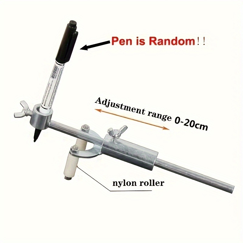 TEMU Car Dent Repair Wheel Arch Marker Car Wheel Brow Tool Adjustable Range 0.0-7.87inch Portable