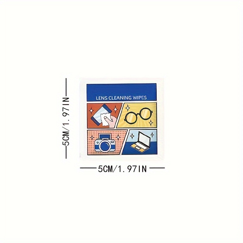 20/100pcs Lens and Lens Cleaning Wipes, Metal Jewelry Wipes, Anti-Fog Glasses Wipes, Mobile Screen and Glasses Cloth Wipes