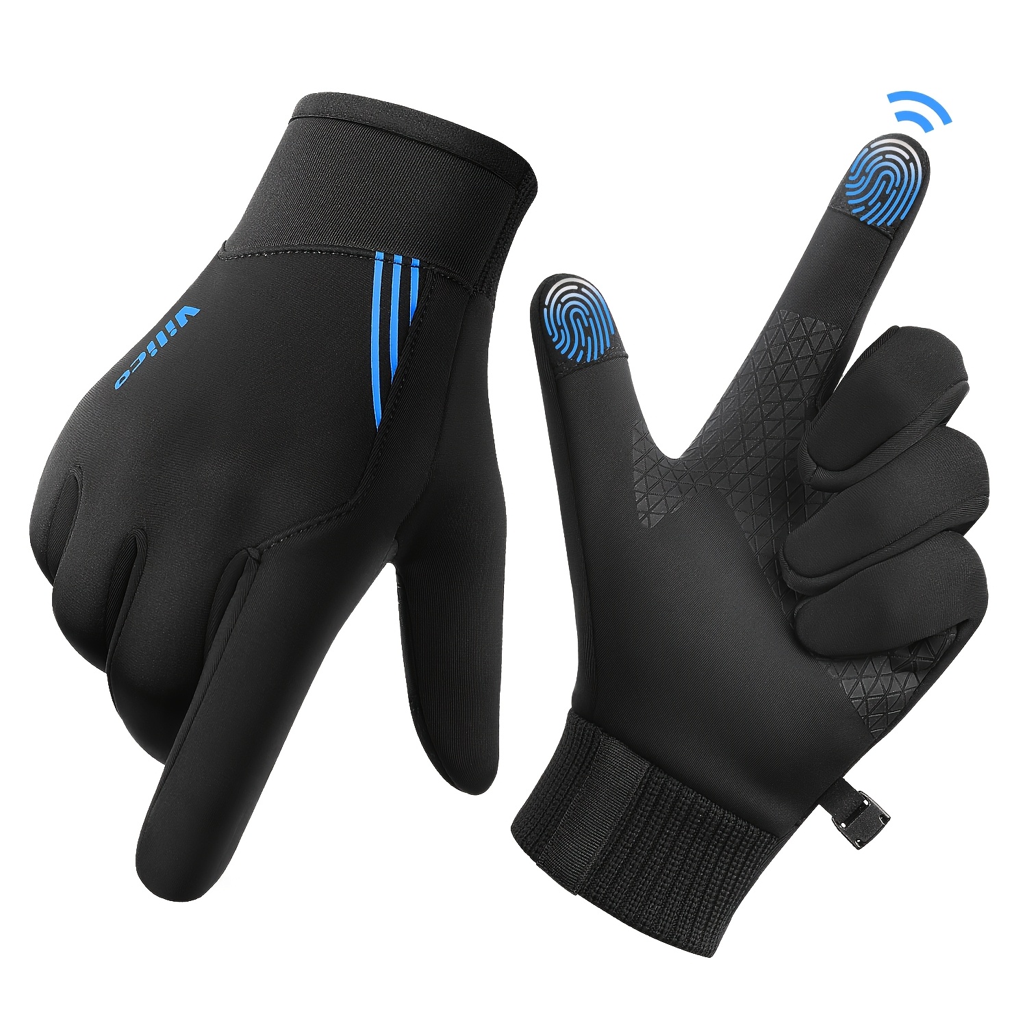 Winterhandschuhe Damen Herren – Touchscreen-tauglich, Mit Fleecefutter & Elastischem Bund