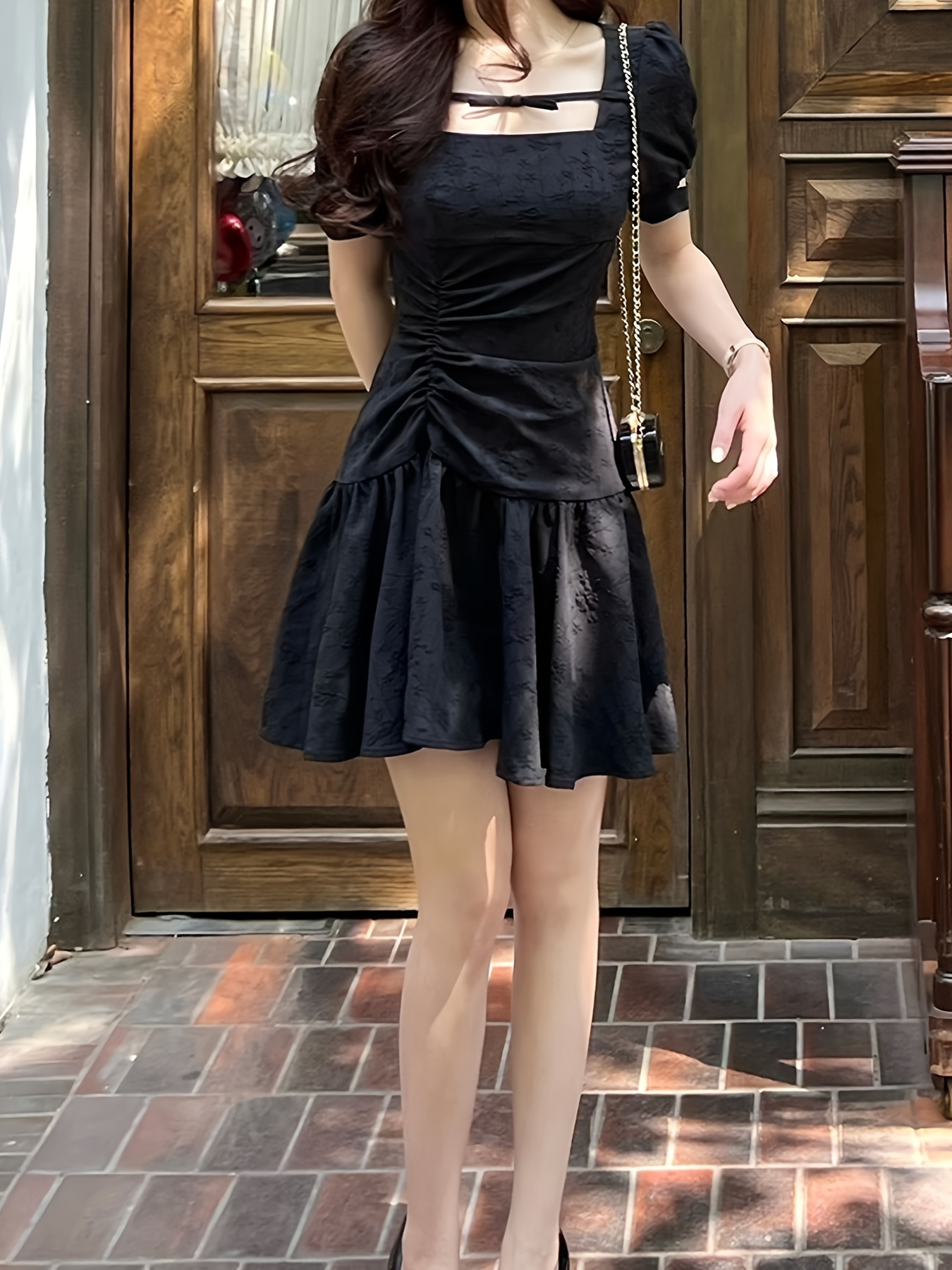 Shoulder Satin Corset Dress Side Slit Cocktail Party Prom - Temu Canada