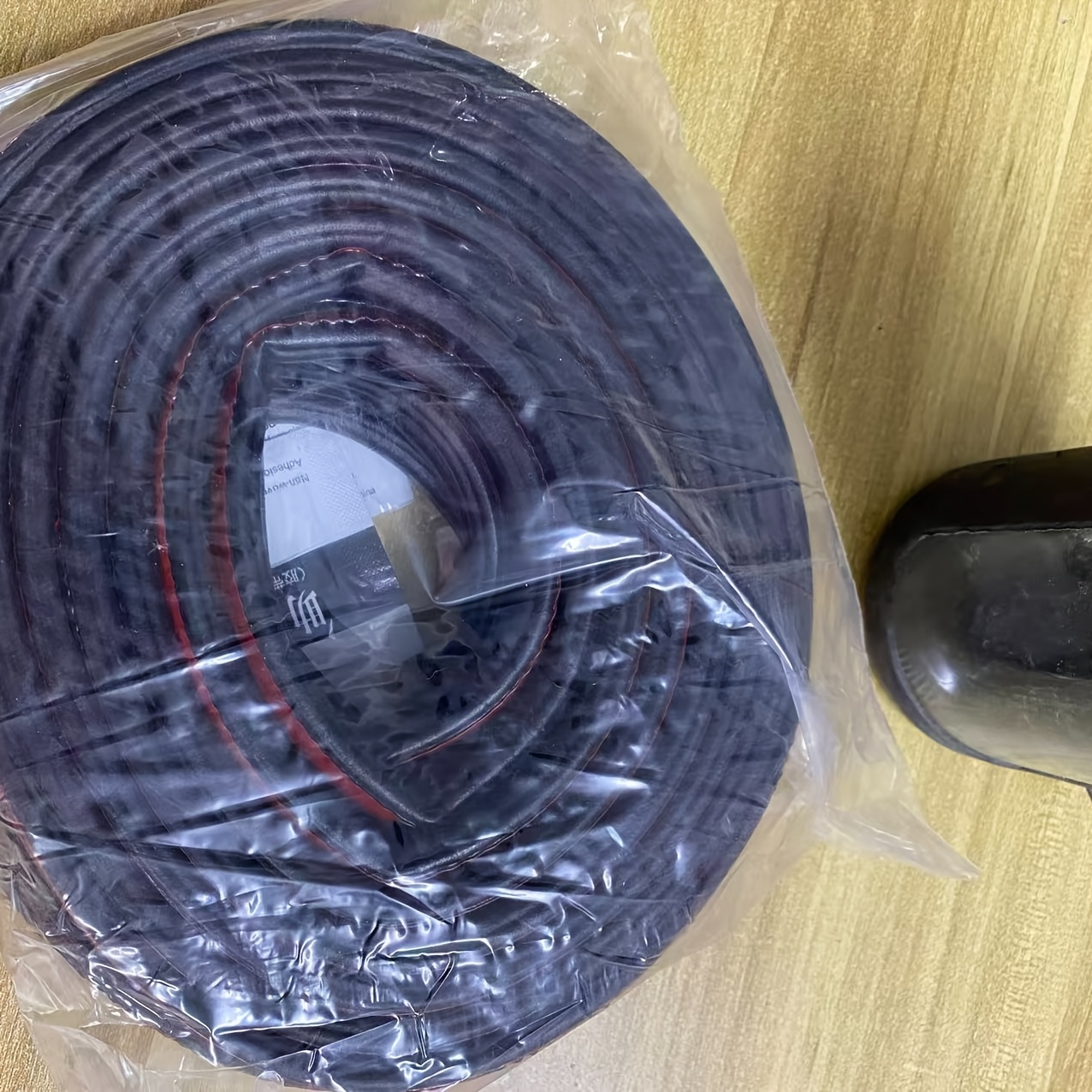 TEMU Universal Car Edge Protective Strip With 4 Holes, 17m + Adhesive Aid Sealing Strip, Self-adhesive Noise-reducing Door And Window Weatherstrip,
