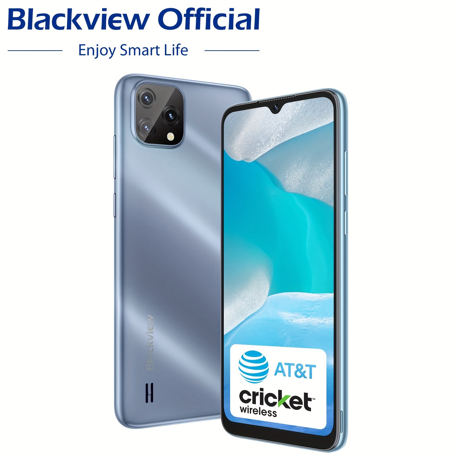 

Blackview A55 Phone For At&t, T-, , 6.528 Hd+ , 3gb+16gb/ Sd 128gb, 4780mah Battery, 8+5mp , 11 Smartphone, 3- , Gps, Id