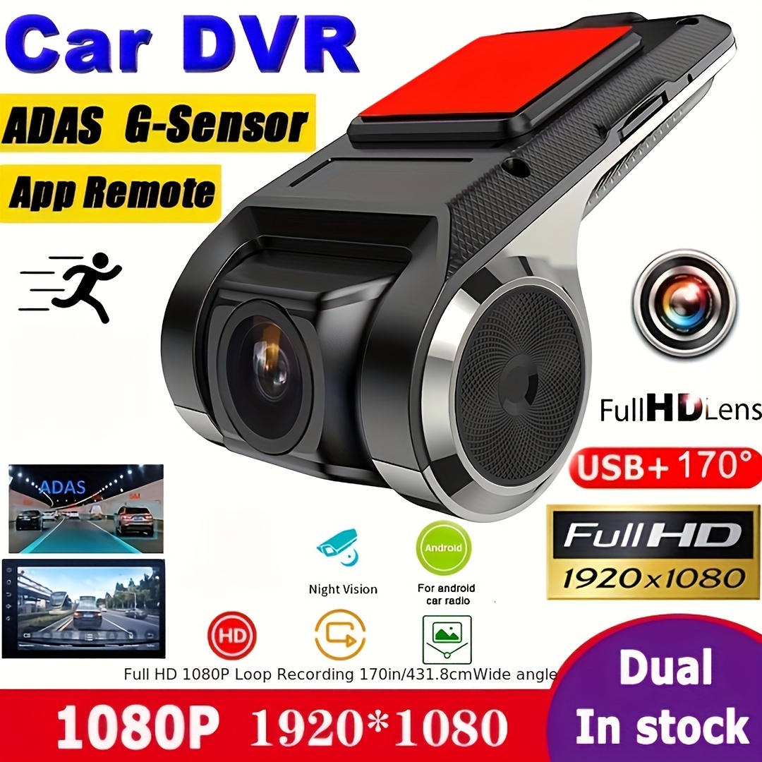 Hidden Dash Cam Car DVR Camera Wifi APP 1080P Night USE G-sensor Dashcam  Video
