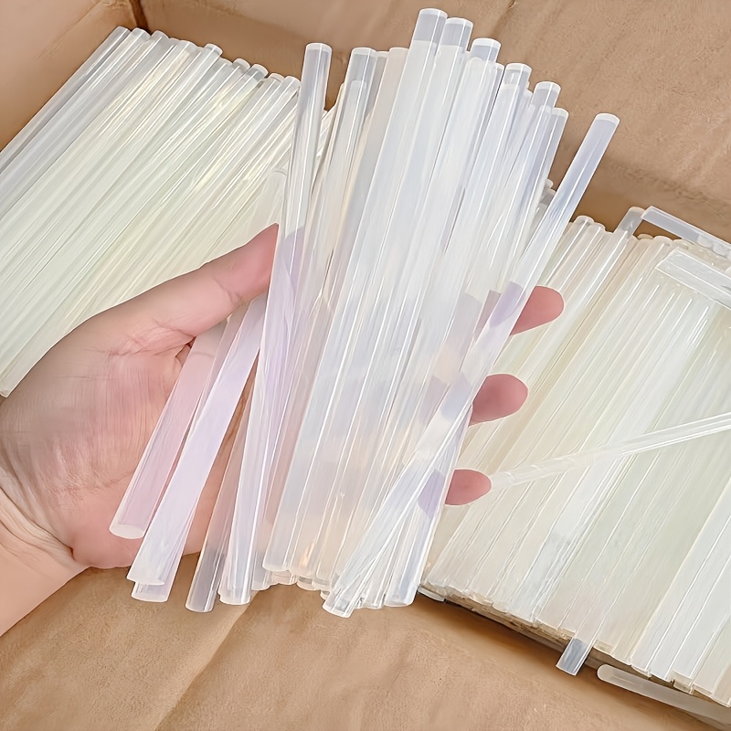 Image of 15pcs, Each With A Specification Of 11mm X 150mm. High-strength Hot Melt Adhesive Sticks. High Flexibility And Strong . Suitable For Repair And Maintenance Work