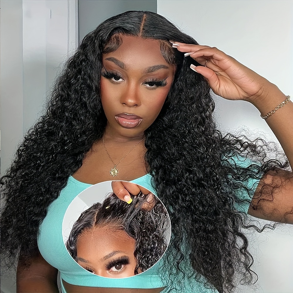 Wear Go Glueless Wigs Human Hair Water Wave Lace Front Wigs Temu