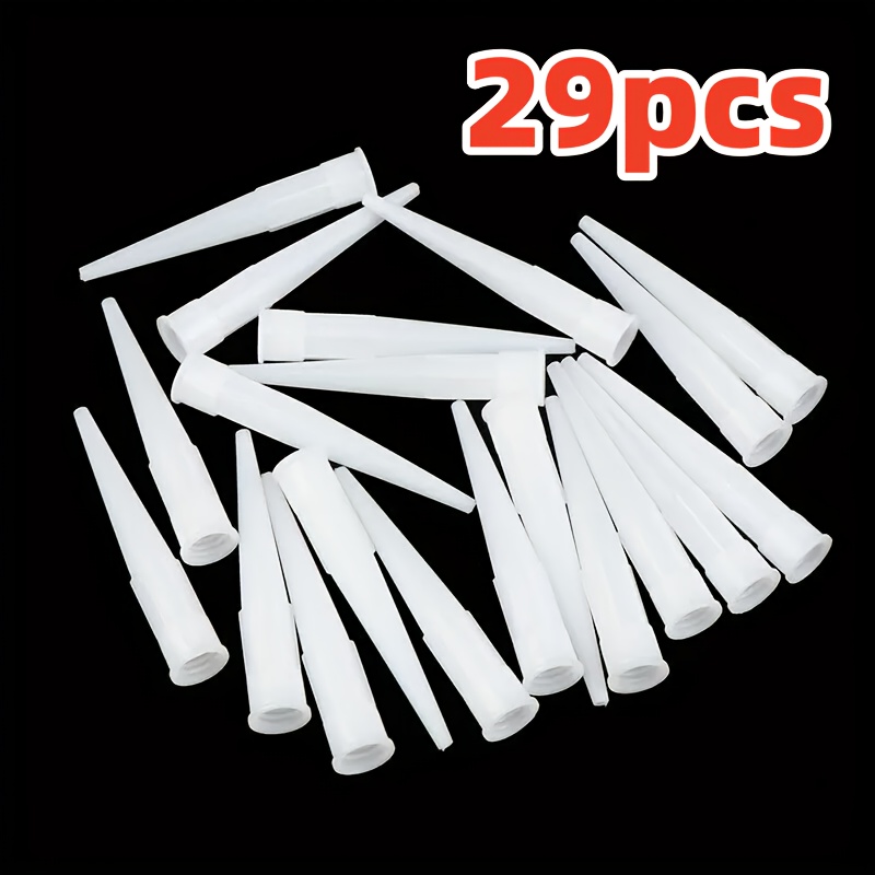 Image of 29 Universal Filling Nozzles, Including Glass Glue Nozzles, Sealant Nozzles And Silicone Nozzles