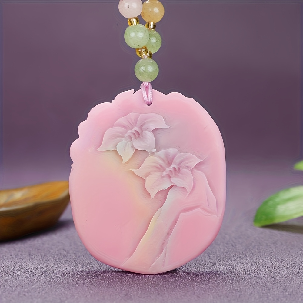 Fashionable Multi-Coloured Pendant Necklace, Elegant Style