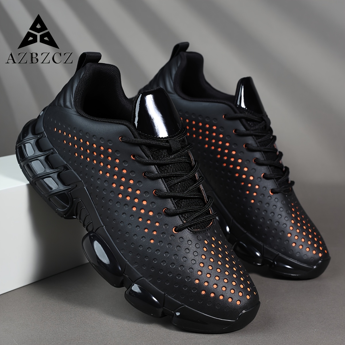 Men's Sneakers, Low-Top Casual Lace-Up Sneakers, Comfortable Shoes