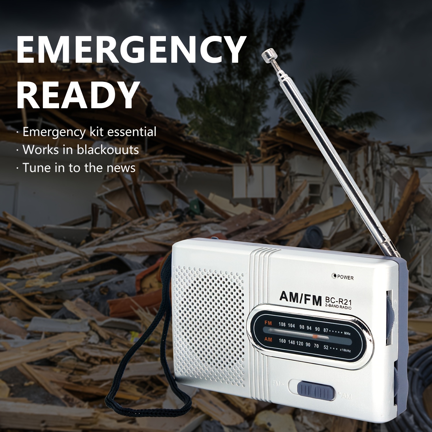 JINSERTA Mini Portable Telescopic Antenna Radio AM... – Vicedeal