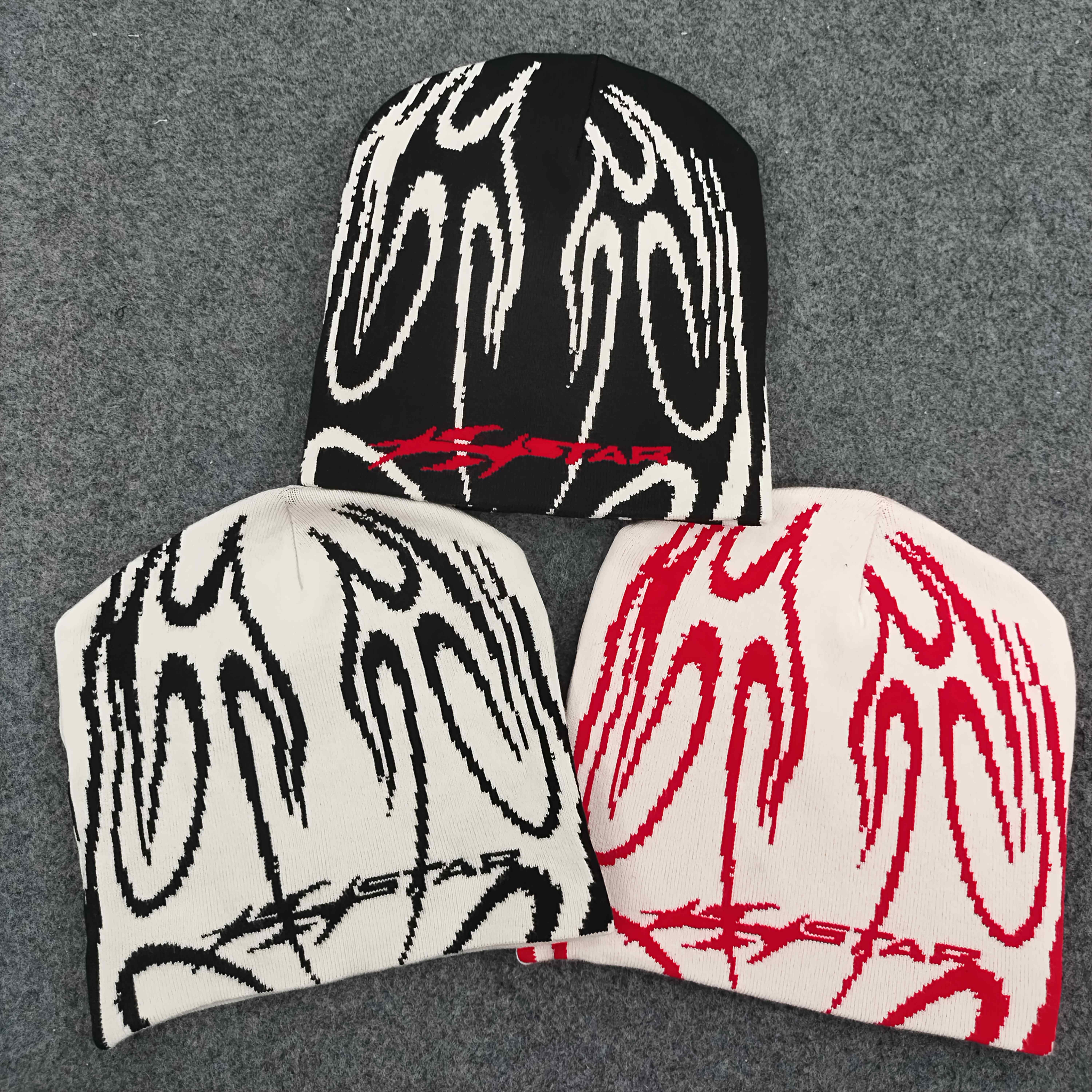 y2k work cap archive beanie black cap 平成 y2k beanie black - TikTok Shop