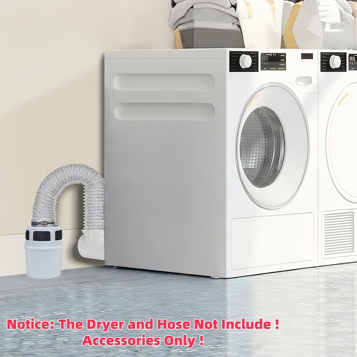 TEMU 2026 Upgraded 4-in-1 Kit Includes A Dryer Dust Collection Box With A Water Bucket And An Indoor Dryer Lint Collector Kit