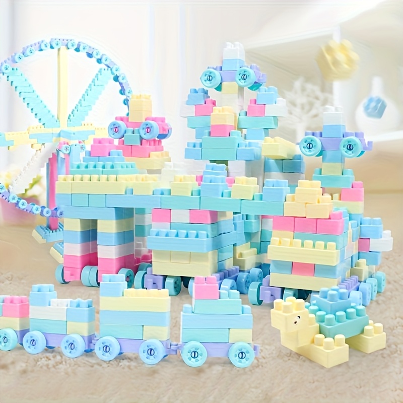 large building blocks sold on Temu United States