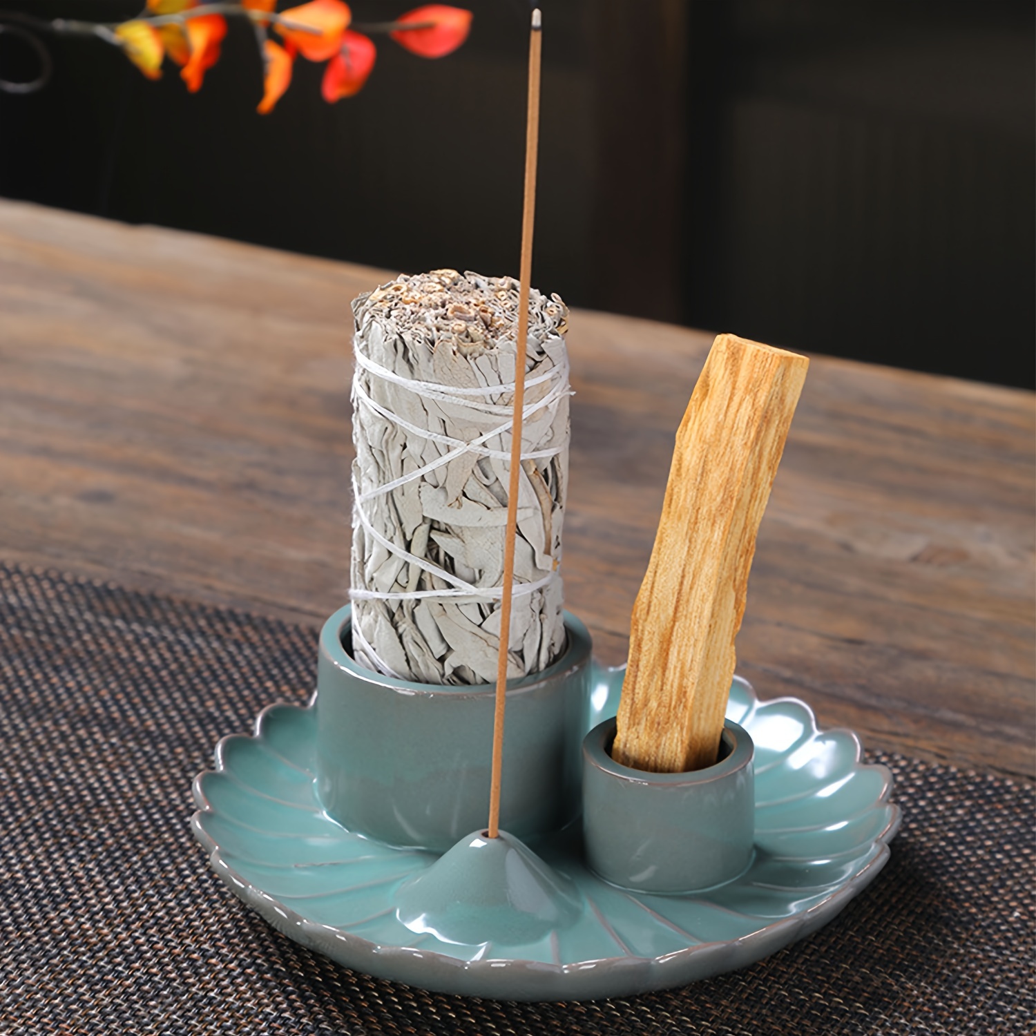 

Ceramic - , Palo & Sticks | Ideal For Home Decor, | Great For Halloween, Christmas, Valentine's & Thanksgiving, Incense Stick Holder