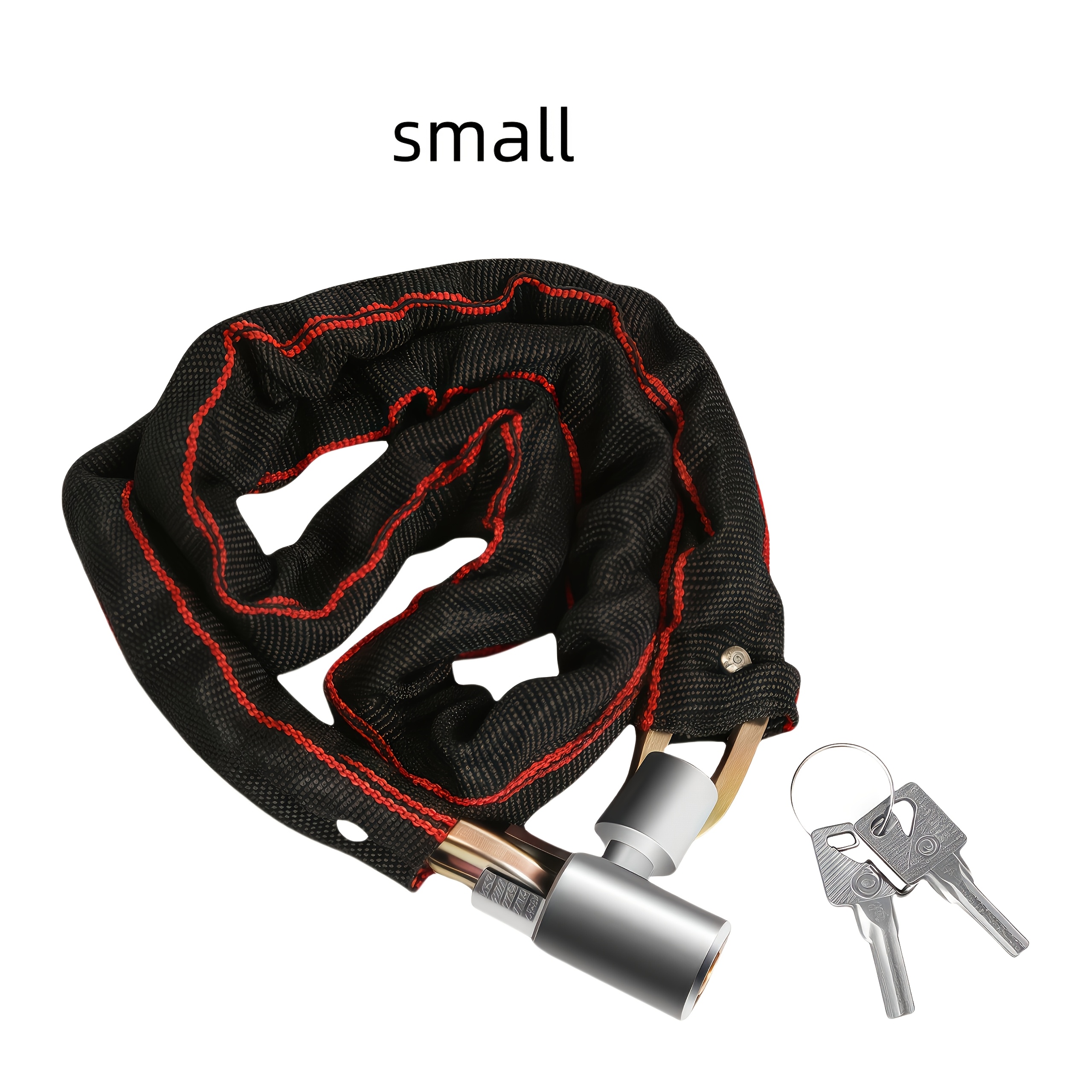 TEMU Bicycle Lock, Anti-theft Chain Lock, Portable Lock, Bicycle Lock, Electric Bike Lock, Chain Lock, Mountain Bike Chain Lock, Car Lock