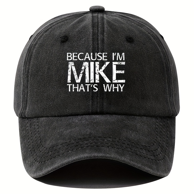 TEMU A Letter-printed Baseball With A Vintage Washed, Casual Distressed Style. Fashionable Men's Outdoor Sports Hip-hop Curved Brim Baseball
